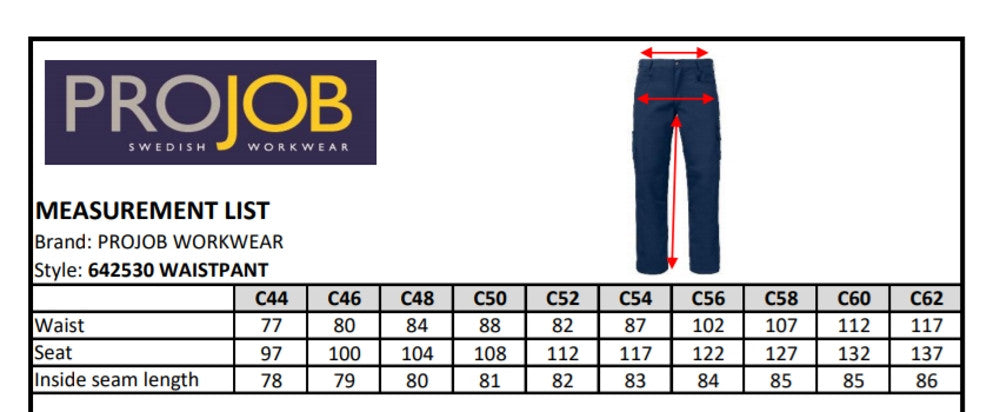 Pantaloni Tecnici da Lavoro Uomo Multitasche Personalizzabile Projob PS 30720