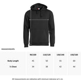 Felpa con Cappuccio Basic Hoody Junior – Bambino / Ragazzo Personalizzabile PS 28141 - PRS