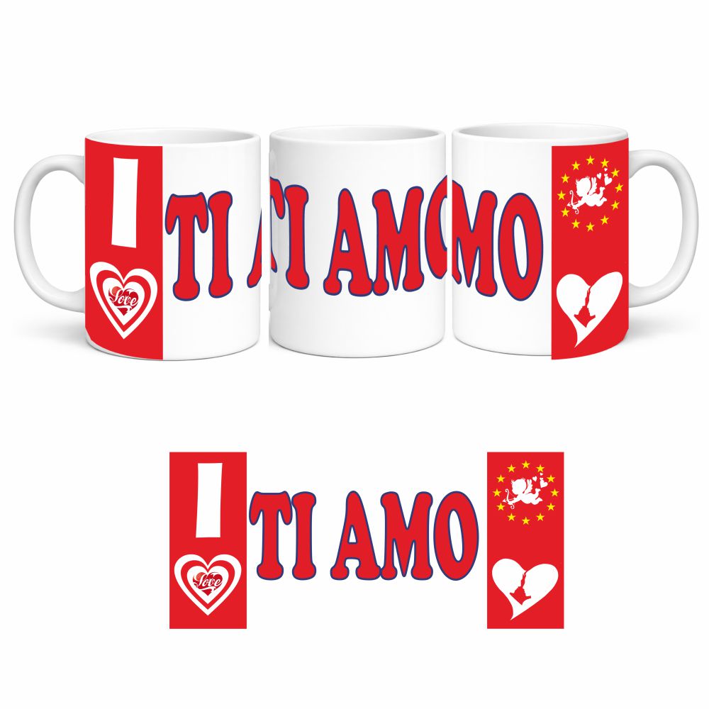 Tazza Regalo Orsetto / Targa – San Valentino – PS 09370-2007
