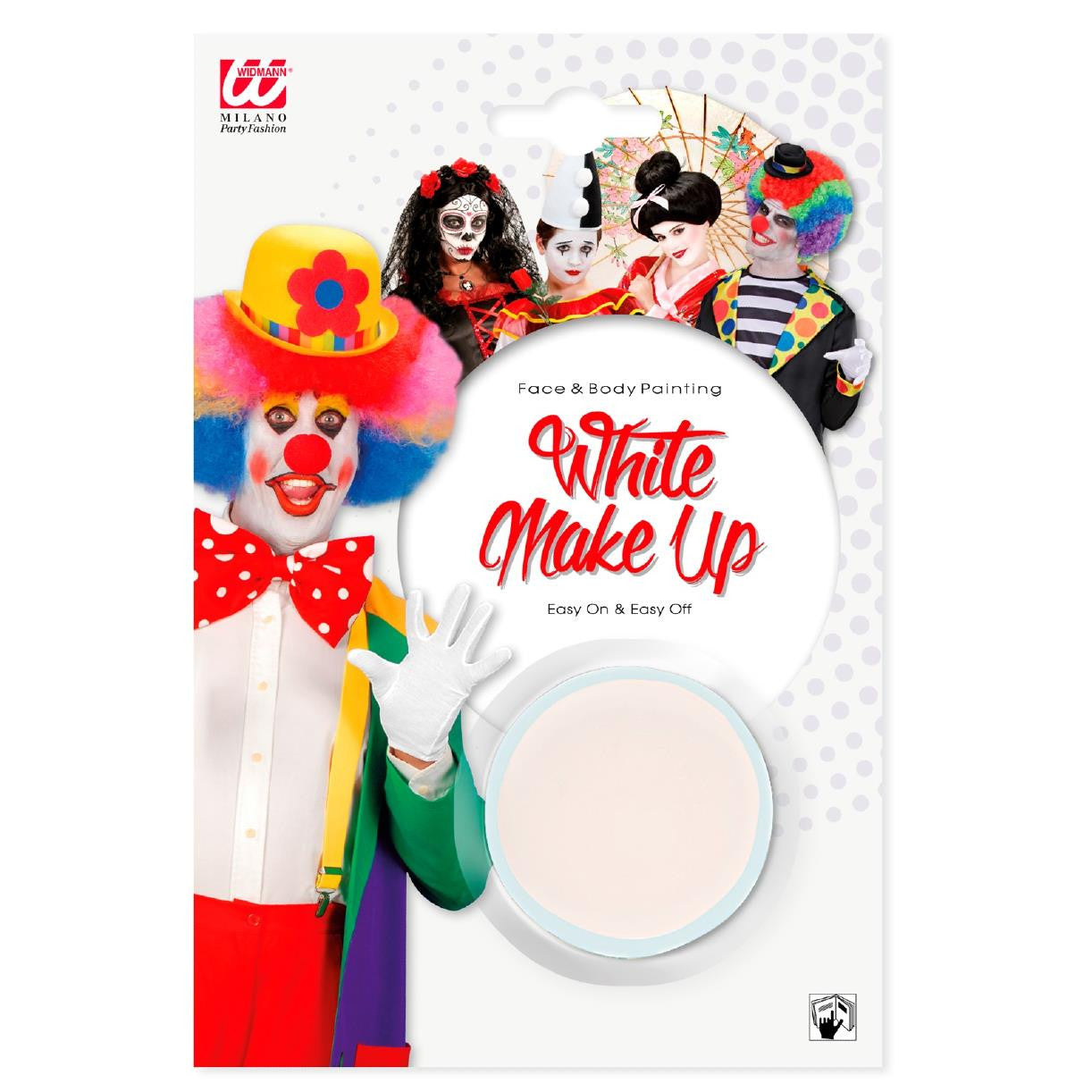 Trucco per Bimbi – Make Up Viso Bianco in Vaschetta 9,6 ml – Truccabimbi – PS 00819
