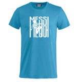T-shirt Messi 10 Tifosi Calcio Argentina 100% Cotone Personalizzabile Con Nome e Numero PS 27431-A034