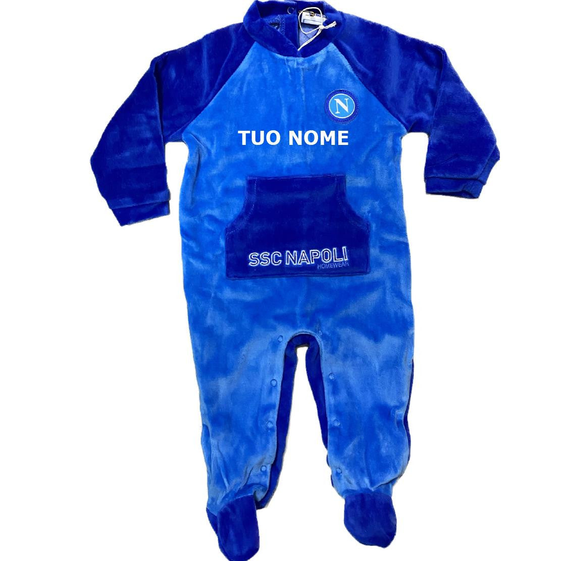 Tutina in Ciniglia SSC Napoli – Personalizzabile Con Ricamo TCN21 PS 13420