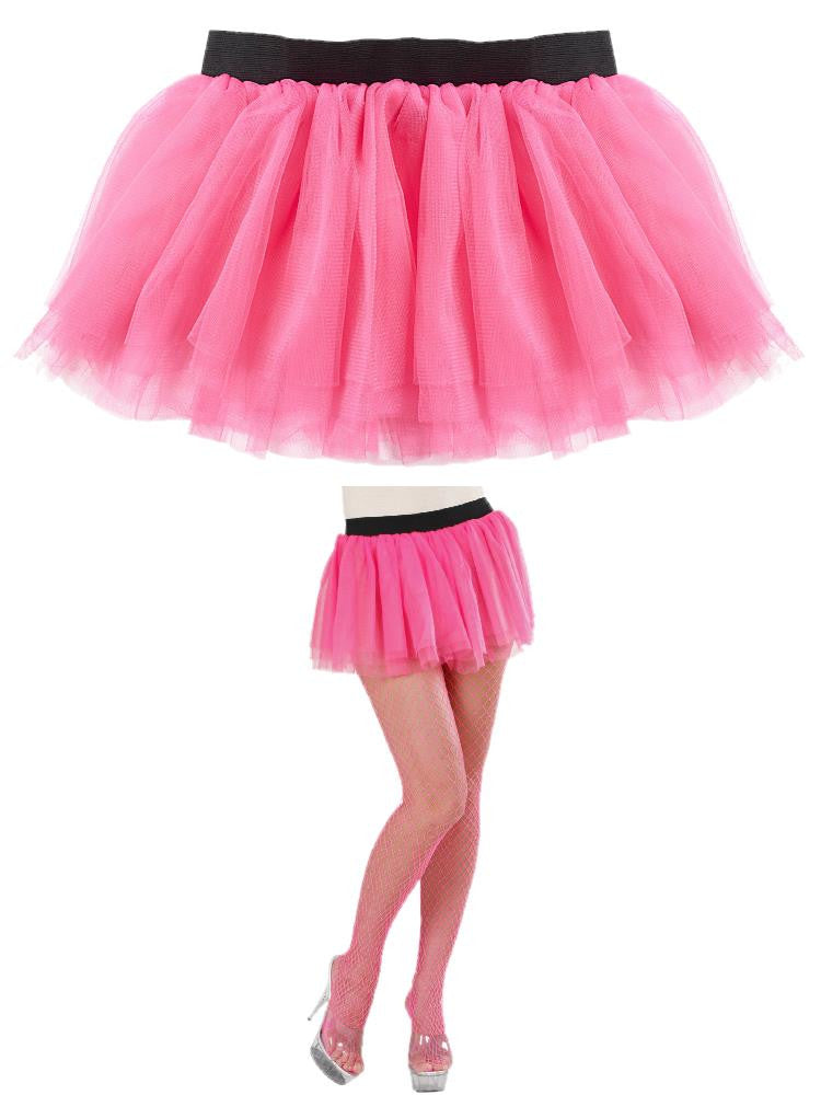 Tutù Fucsia Donna Ballerina – Accessorio Costume Carnevale – PS 15374