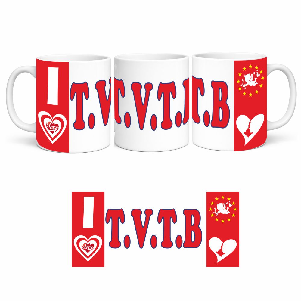 Tazza Regalo Orsetto / Targa – San Valentino – PS 09370-2007