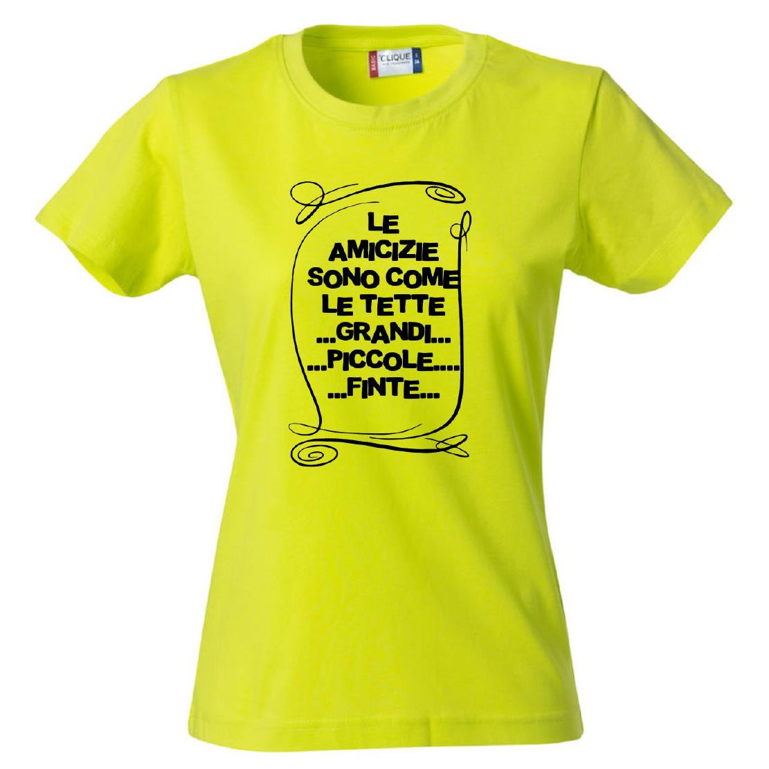 T-Shirt Donna “Le Amicizie Sono Come…” – Maglietta Divertente – PS 28870-012