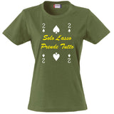 T-Shirt Donna “2 di Picche – Solo l’Asso Prende Tutto” – PS 28870-005
