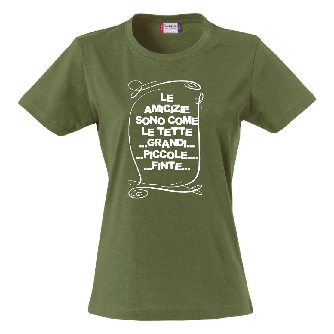 T-Shirt Donna “Le Amicizie Sono Come…” – Maglietta Divertente – PS 28870-012