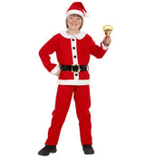 Costume Bambino Babbo Natale – Vestito Natalizio in Flanella – PS 01375