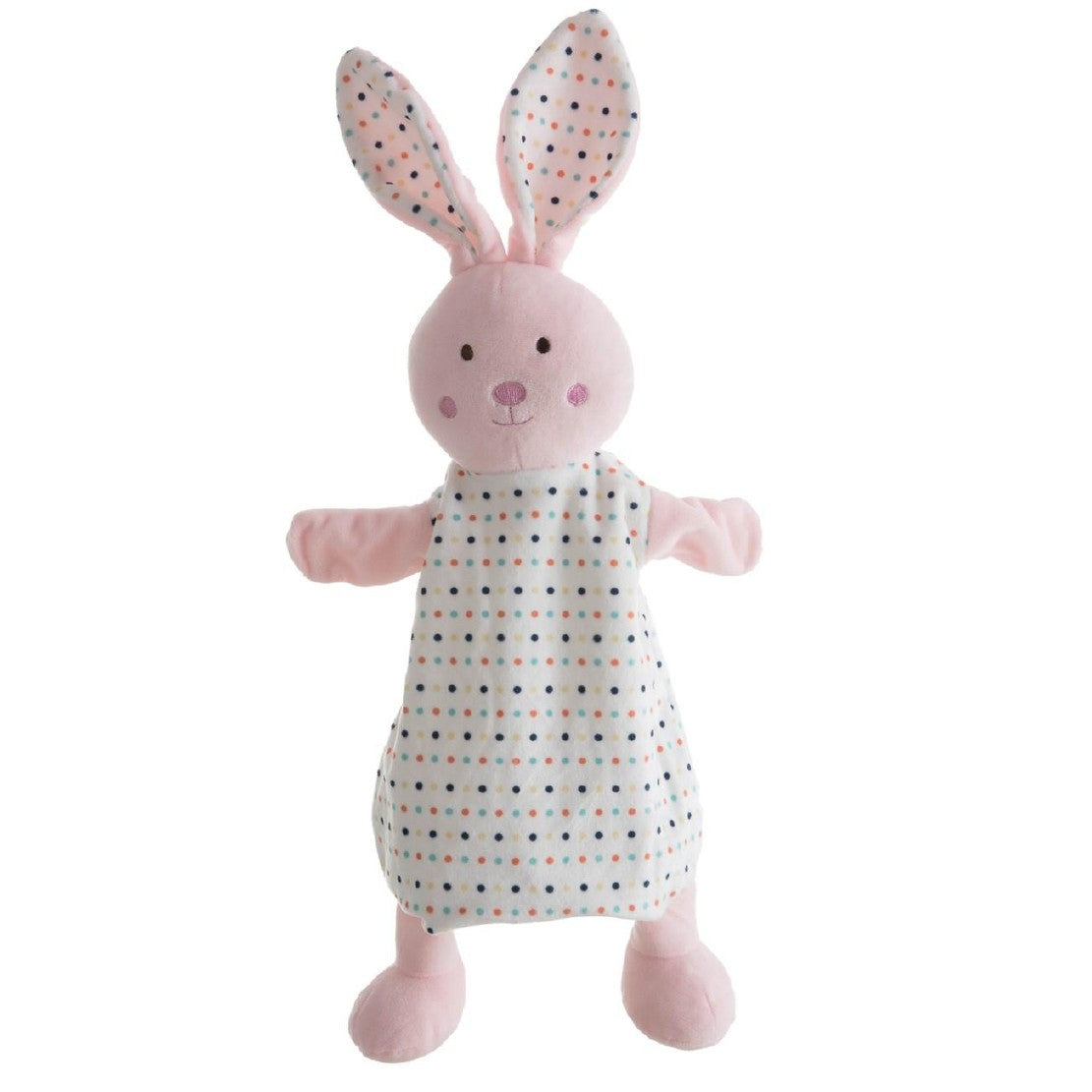 Bambola Coniglio con Sonaglio e Massaggiagengive – 35 cm – Llopis PS 25241