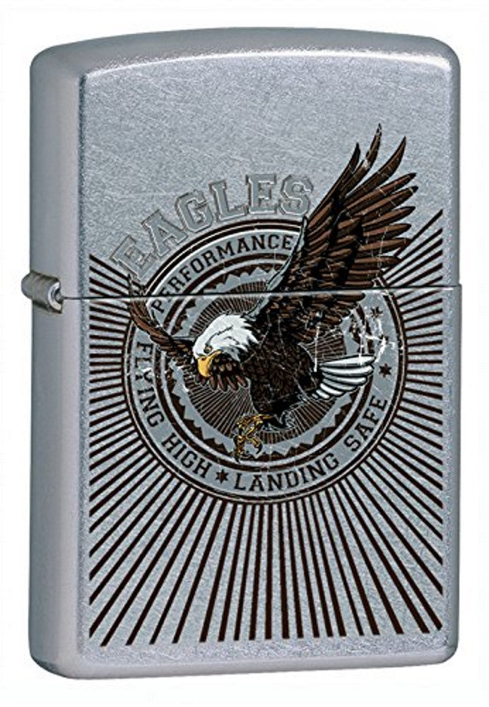Accendino Zippo Eagle Aquila in Ottone – Antivento a Benzina – PS 16996